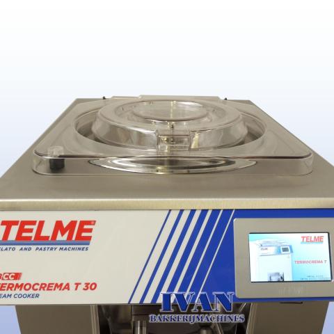 Voorkant met het display van de crèmekoker Telme TERMOCREMA T30