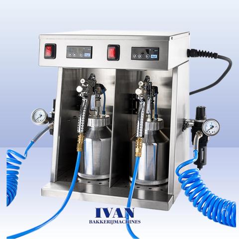 Chocoladespuitmachine Willemse & Van Engelen CHOCO BASIC-DUO - 1